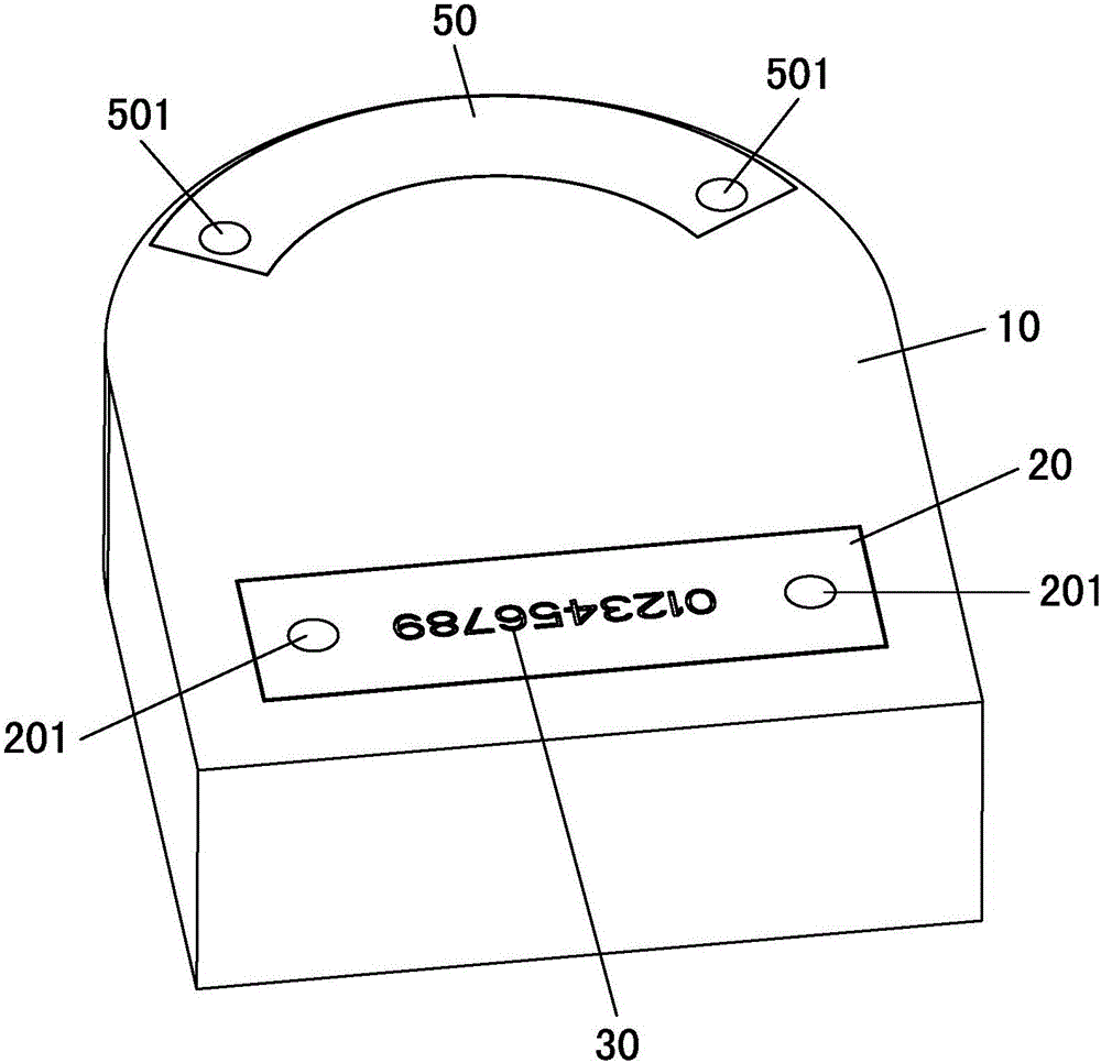 Heel with metal sheet and manufacturing method thereof