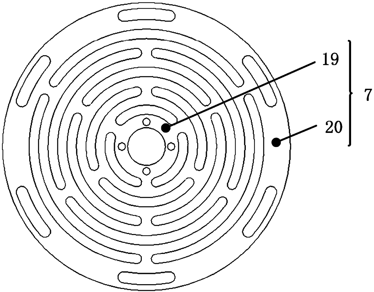 Intelligent flexible actuator based on distributed flexible structure