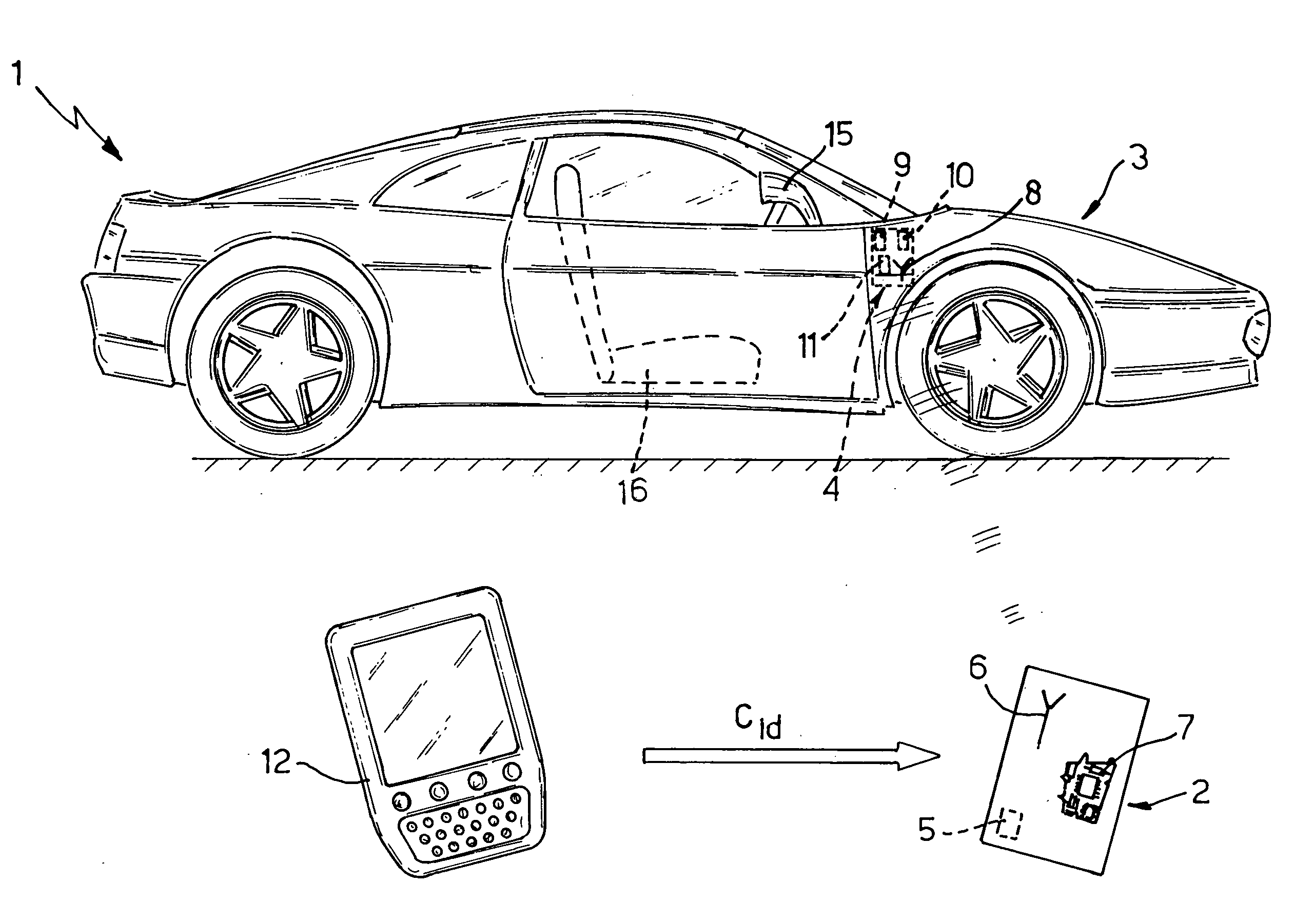 Multiuser vehicle utilization system and electronic key therefor