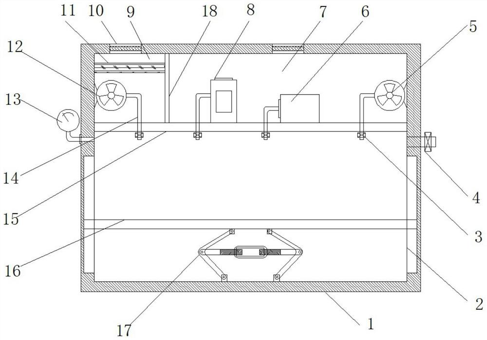 High and low temperature alternating experiment box