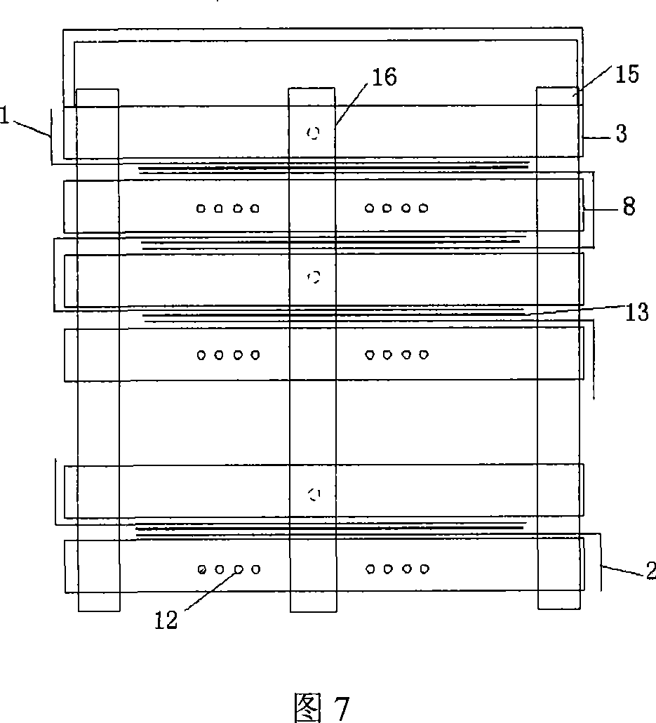 Serial battery for passive self-breathing direct methanol fuel cell
