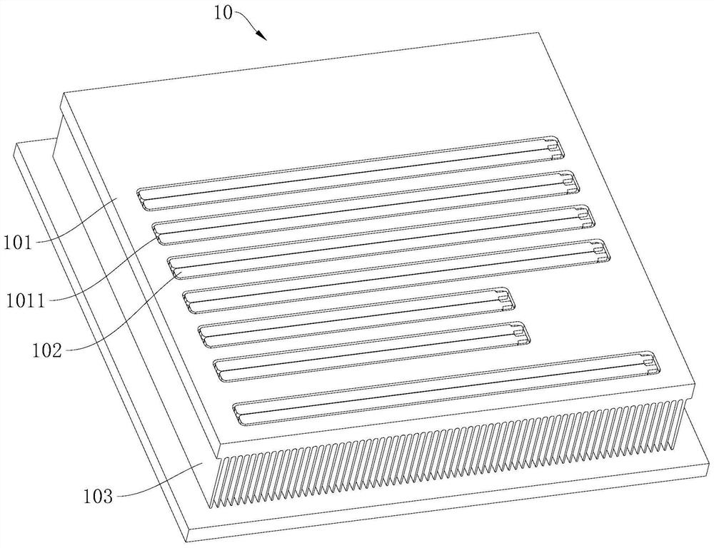 Method for removing melting solder paste gas holes on heat pipe radiator