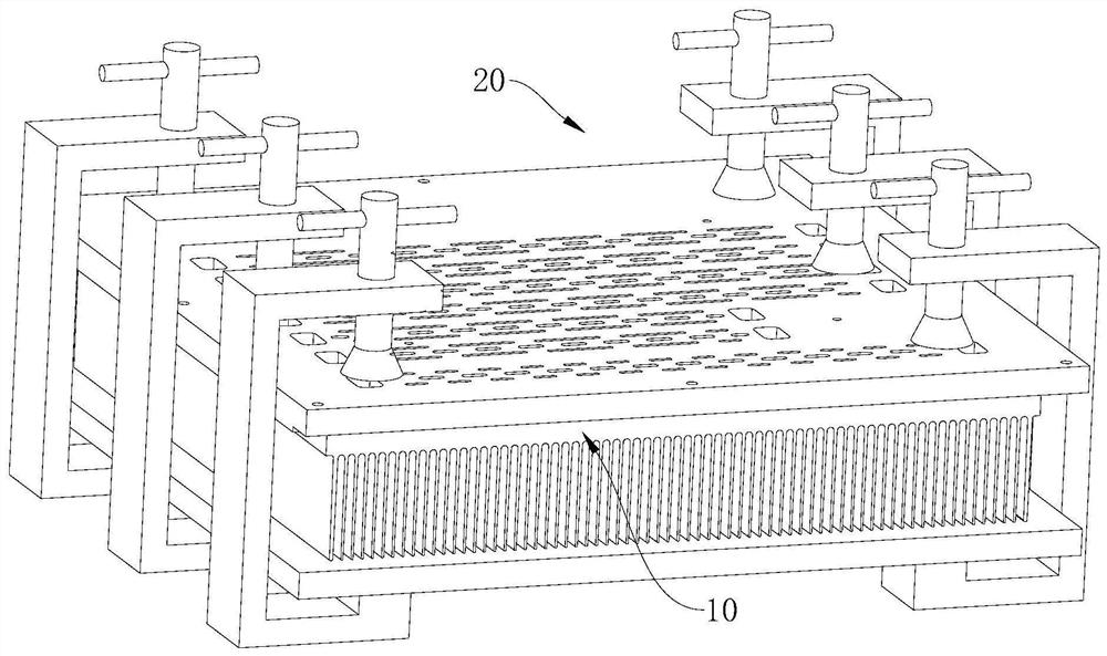 Method for removing melting solder paste gas holes on heat pipe radiator