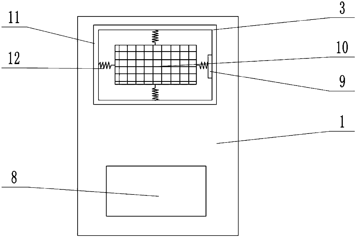 Installation method for dust removal device for distribution box