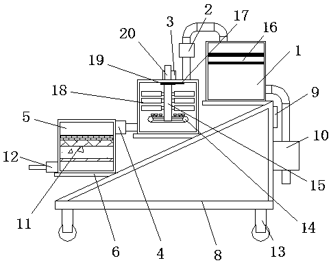 Sewage treatment device and method