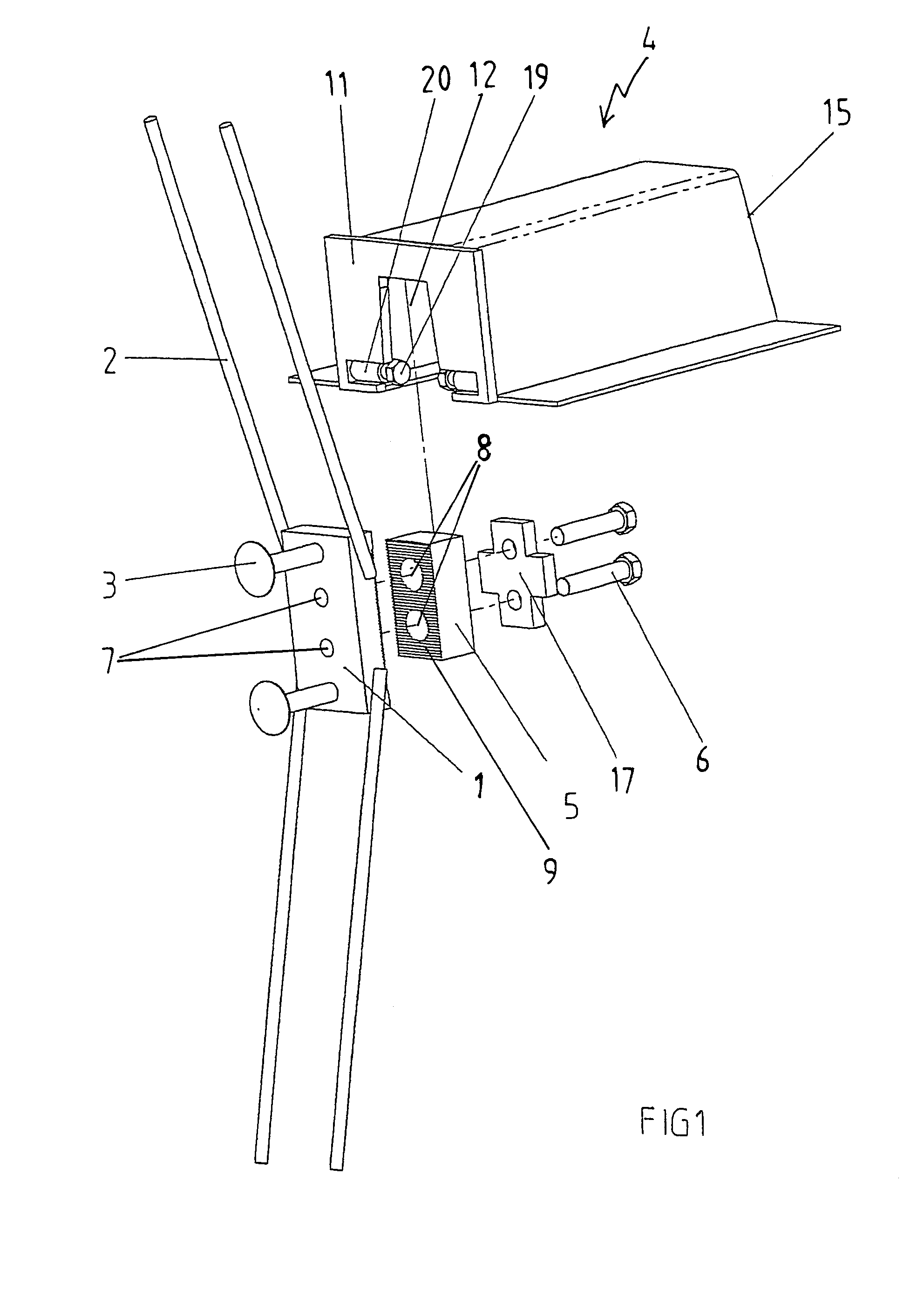 Bracket for supporting structural element to support structure