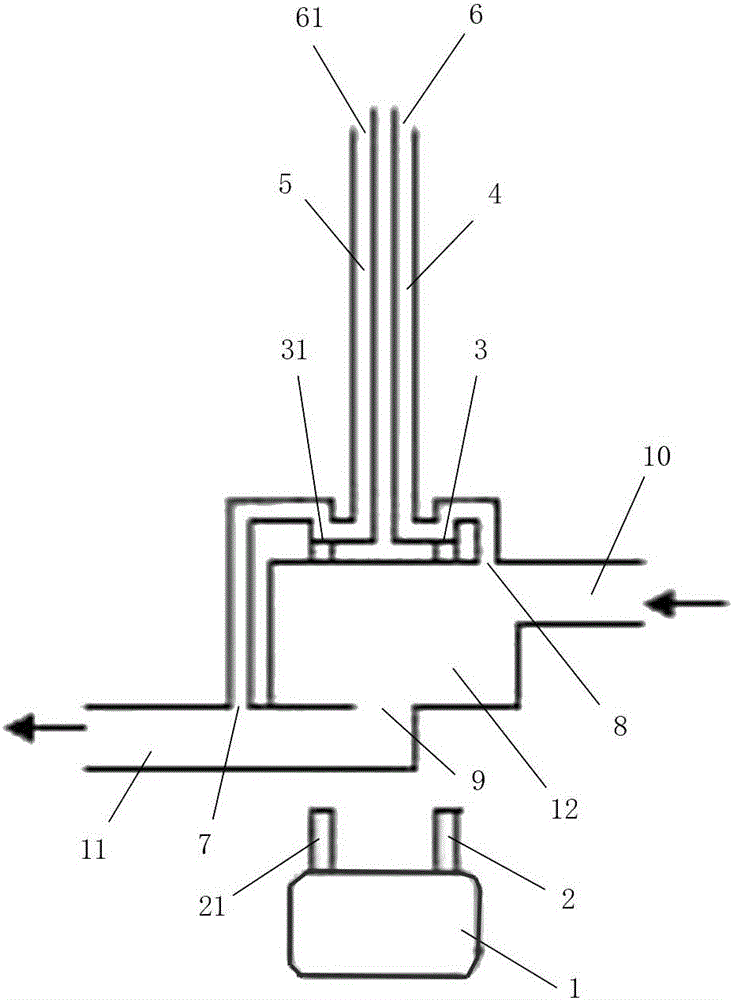 A general-purpose medical infusion automatic liquid relay infusion head