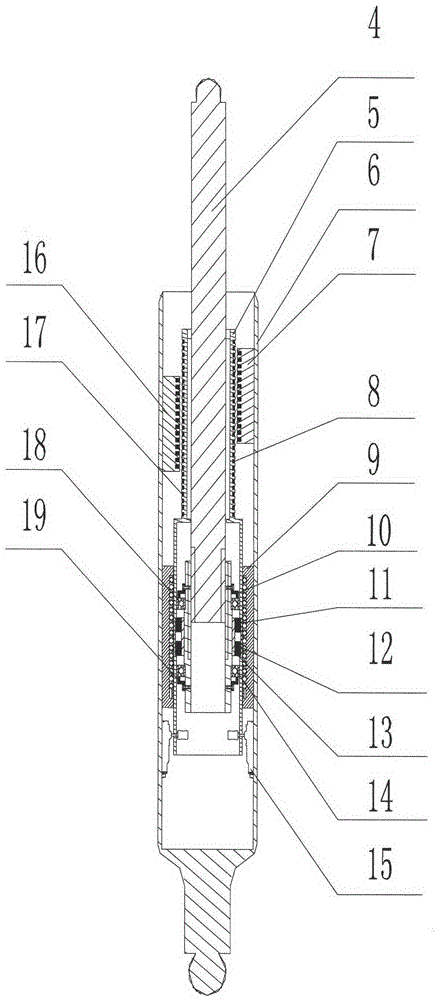 A multi-redundant backup stewart platform support rod for space