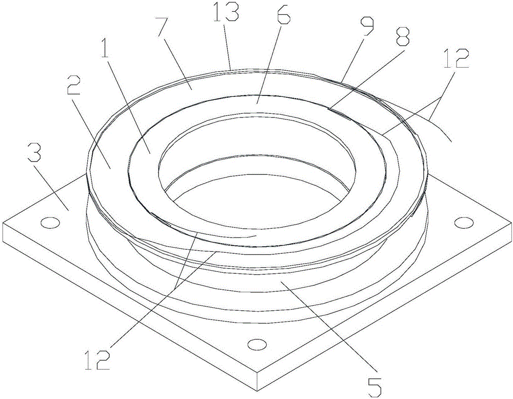 Combined type fiber loop framework for fiber-optic gyroscope
