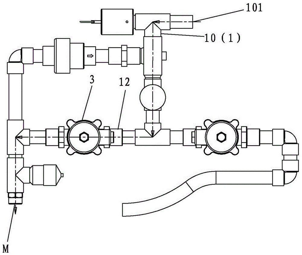 A wet electrostatic precipitator nozzle online clearing device