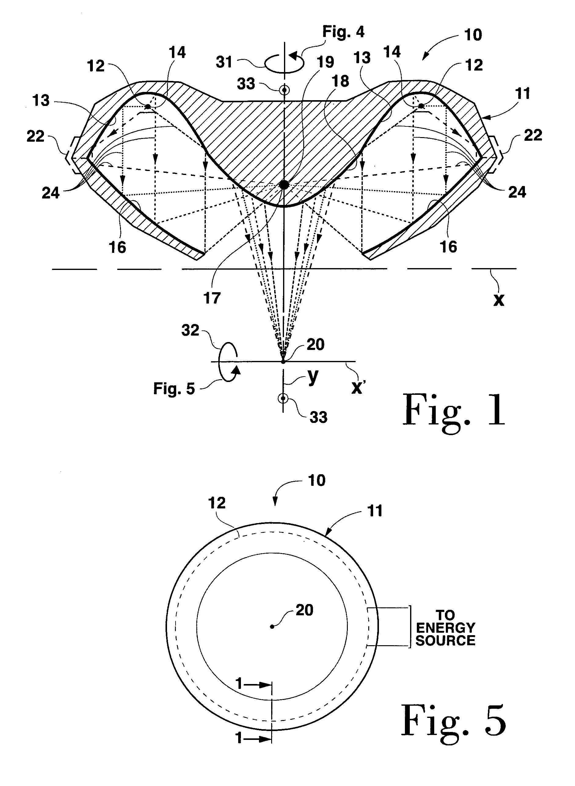 Energy concentrator system and method