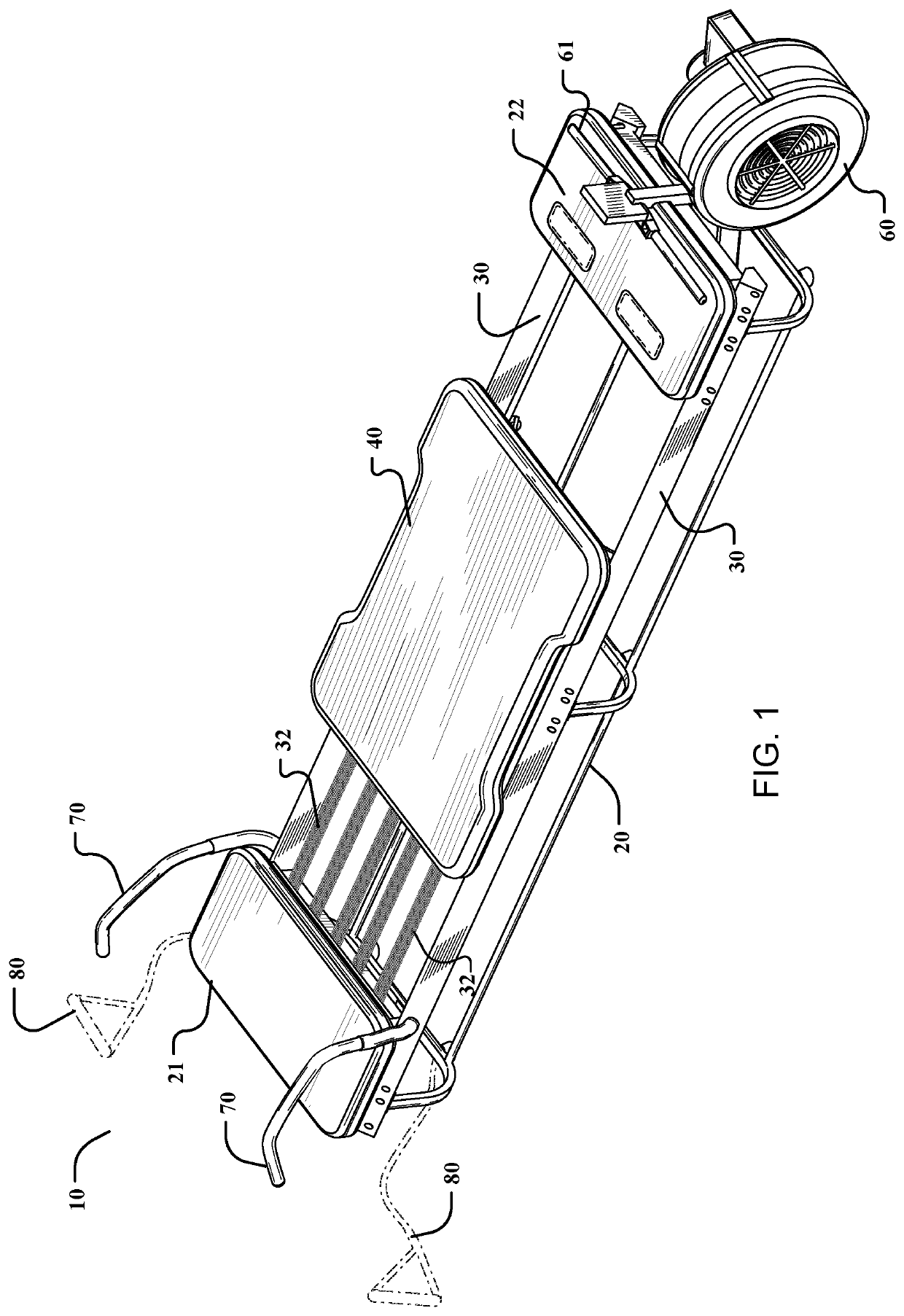 Exercise device with rocking seat