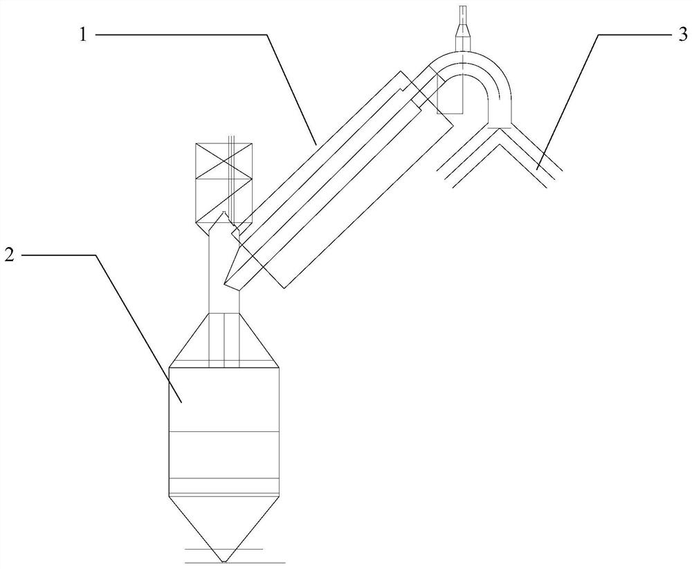 A method for dismantling and replacing the Y-type downcomer of a blast furnace