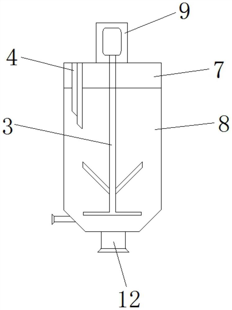 Sampling device for raw material processing of chemical experiment