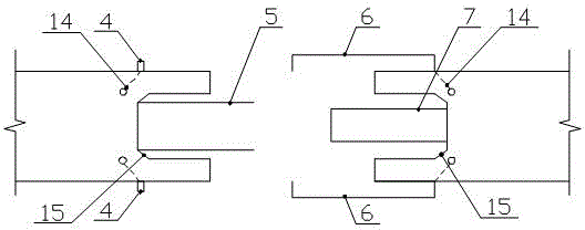 Precast pressed-in underground continuous wall and construction method thereof