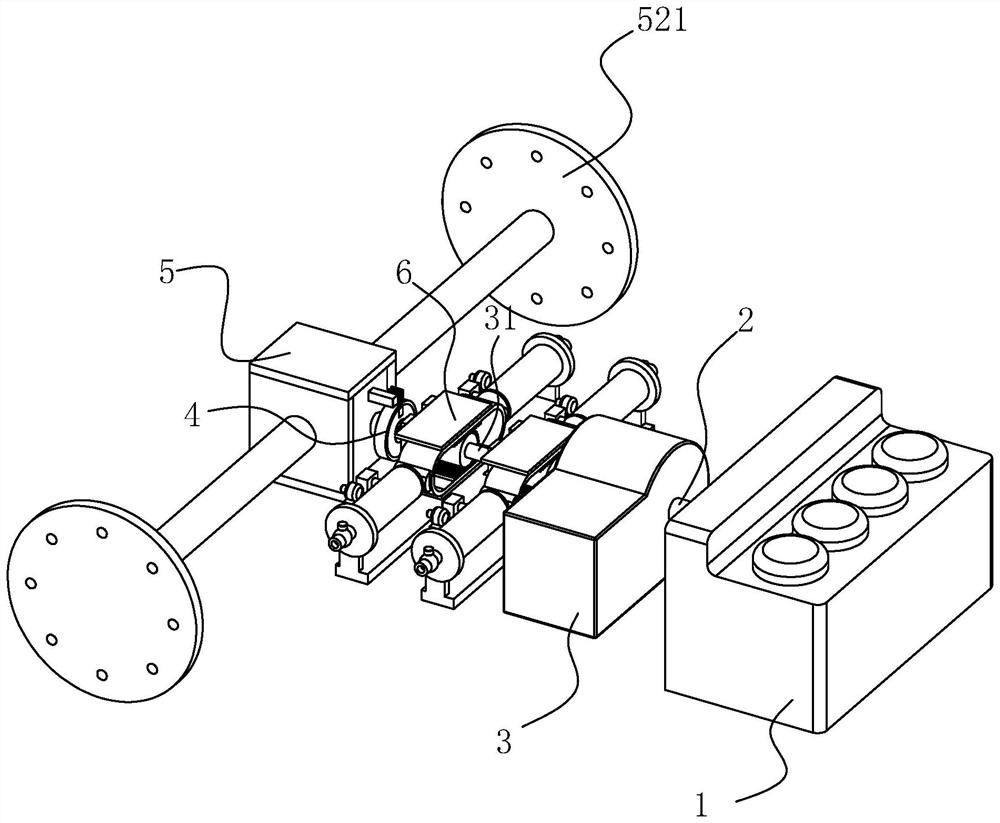 Piston retarder braking system for trucks