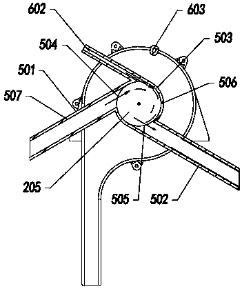 Rotary bin cleaning device