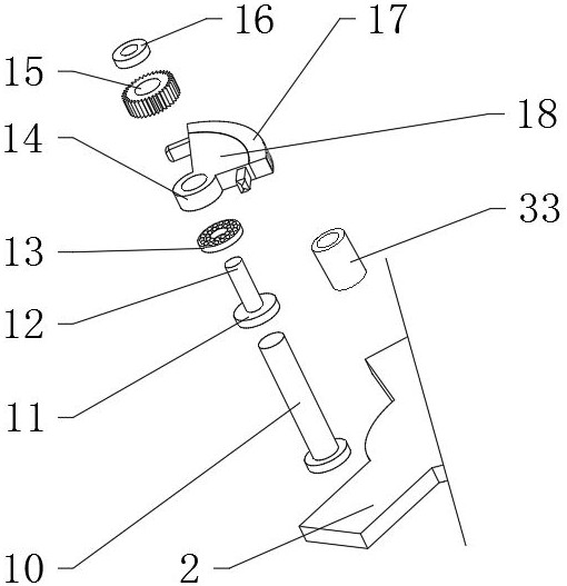 Clamping device with rapid clamping function for motor end cover machining