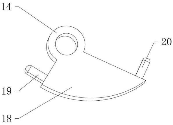 Clamping device with rapid clamping function for motor end cover machining