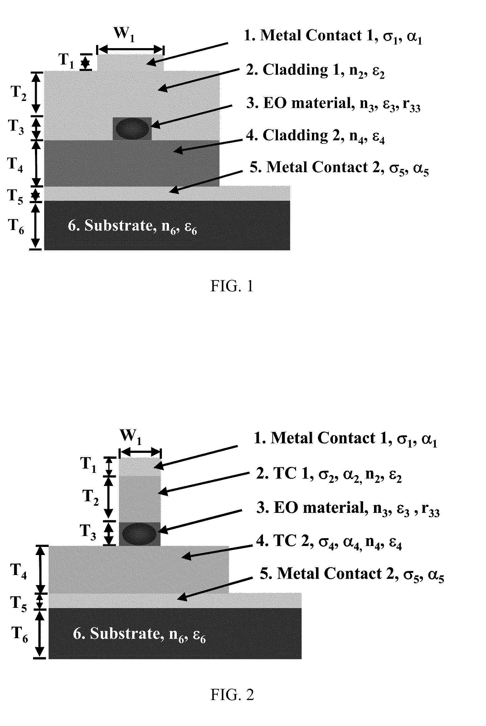 Transparent Conducting Components and Related Electro-Optic Modulator Devices