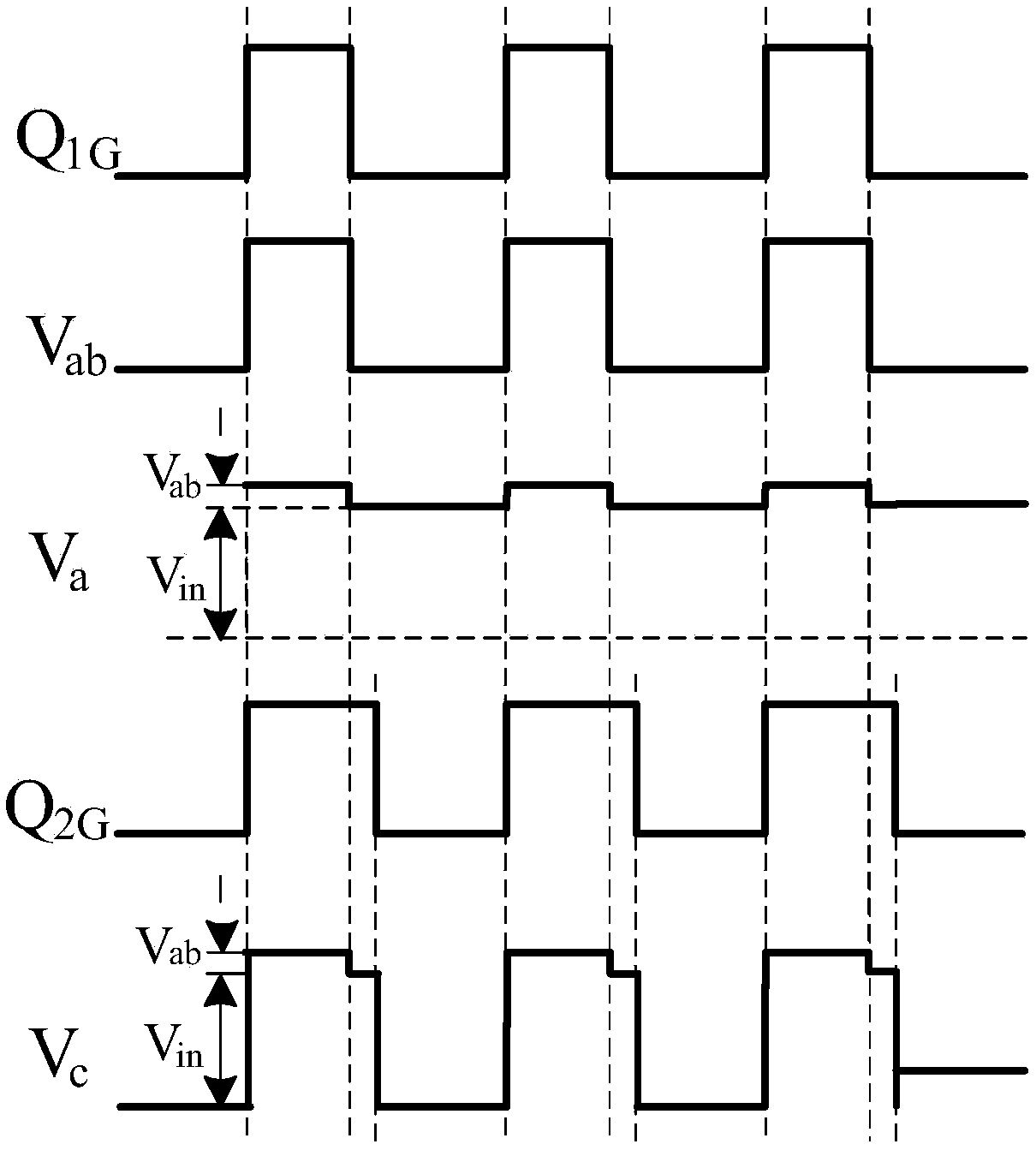 Small-power voltage compensation combined-type DC/DC converter circuit and working method thereof