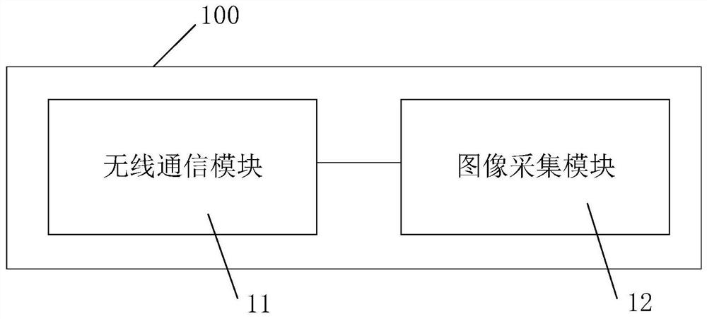 Reversing camera device, reversing camera system and target vehicle