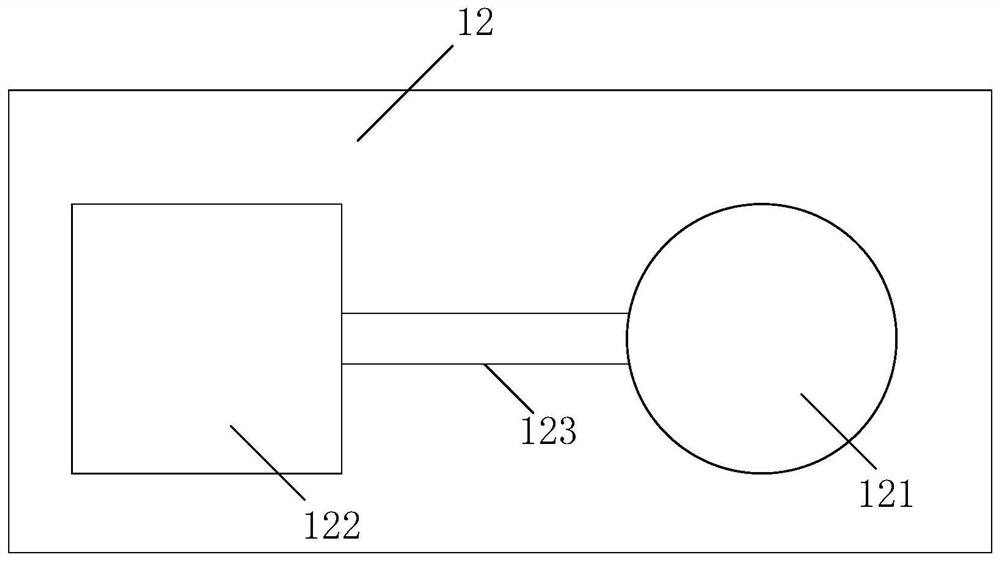 Reversing camera device, reversing camera system and target vehicle