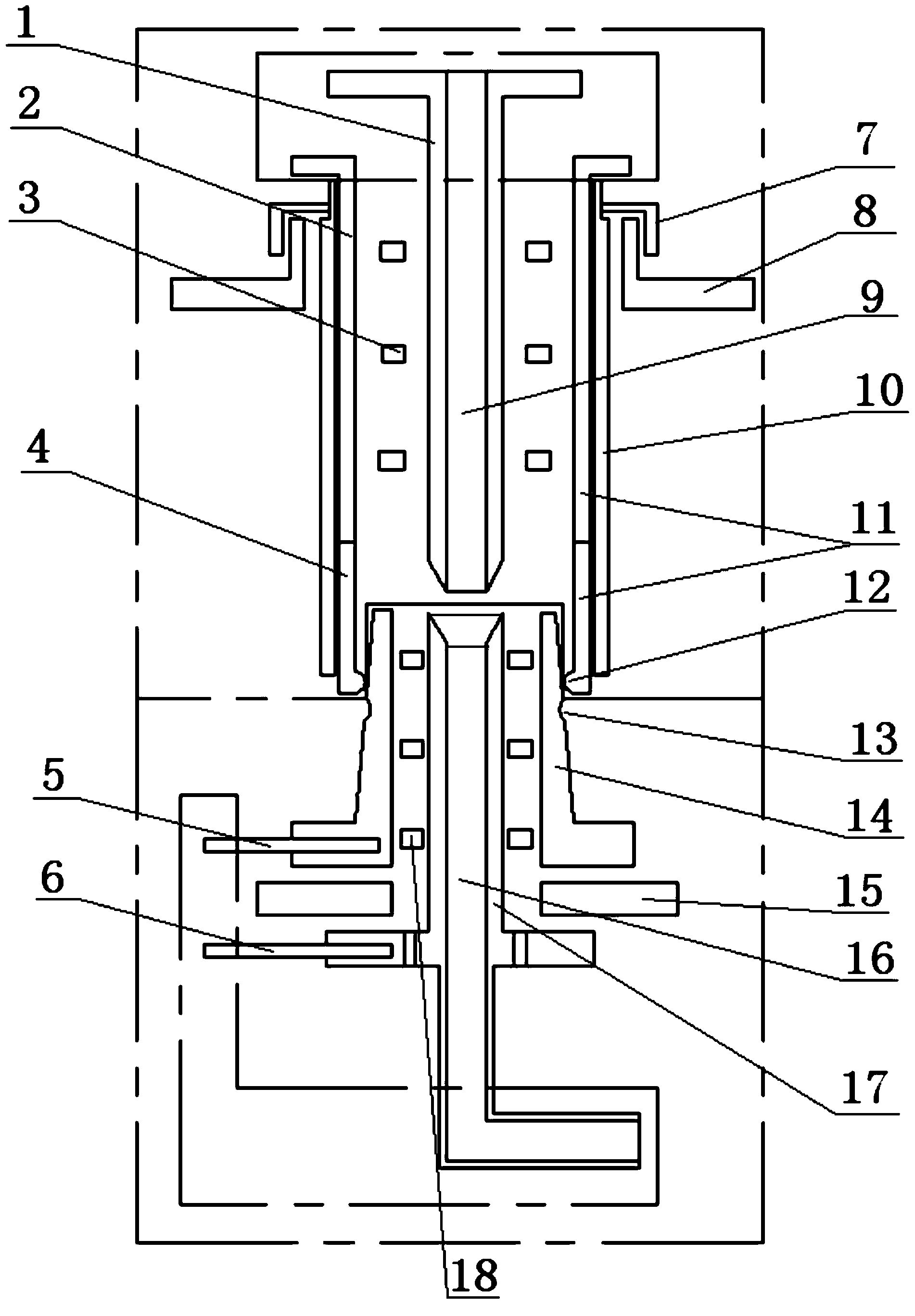 Current lead structure for superconducting magnet