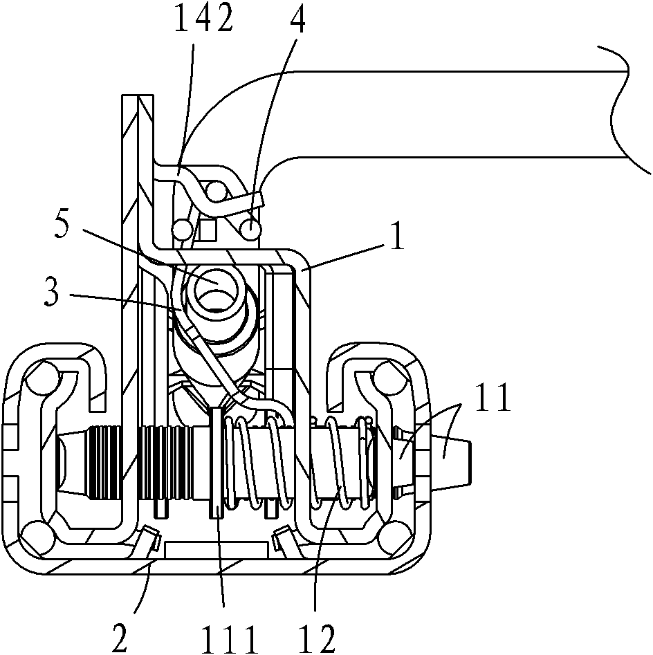 Slide rail for half-step lateral locking of vehicle seat