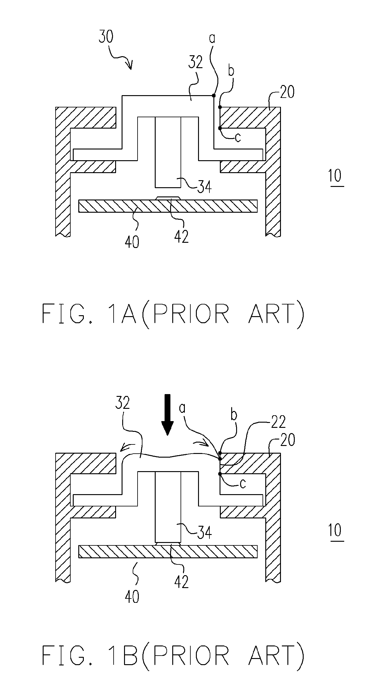 Button structure and design method for latching prevention