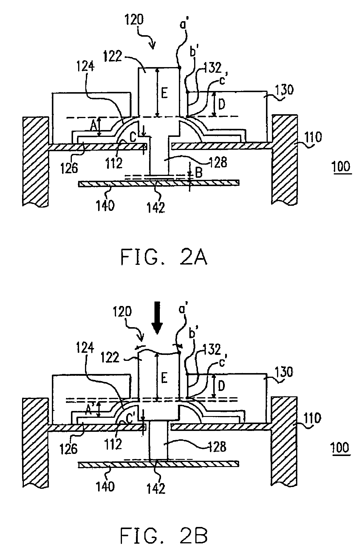 Button structure and design method for latching prevention