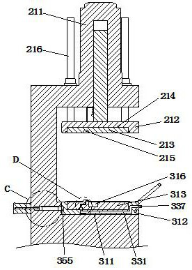 A kind of automatic cleaning insert hole die-casting mold