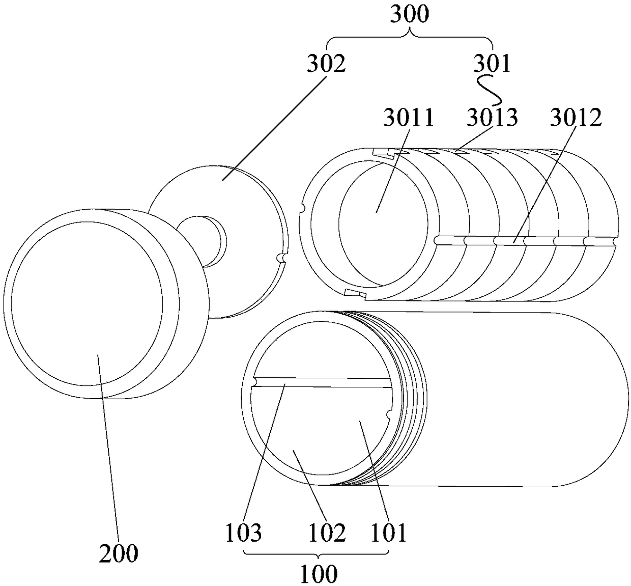 Sample storage device and sample system