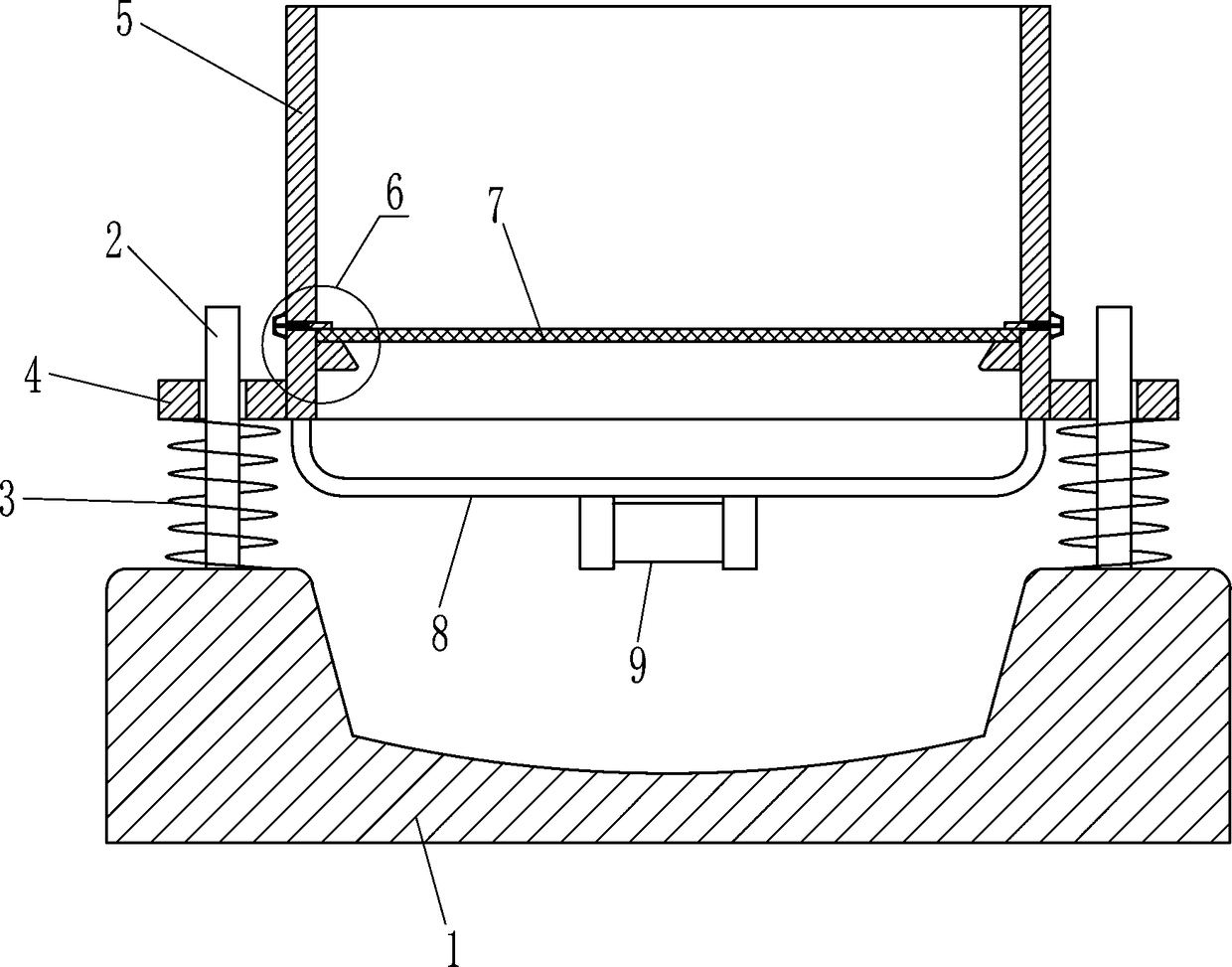 Seed screening device convenient for replacing screen mesh