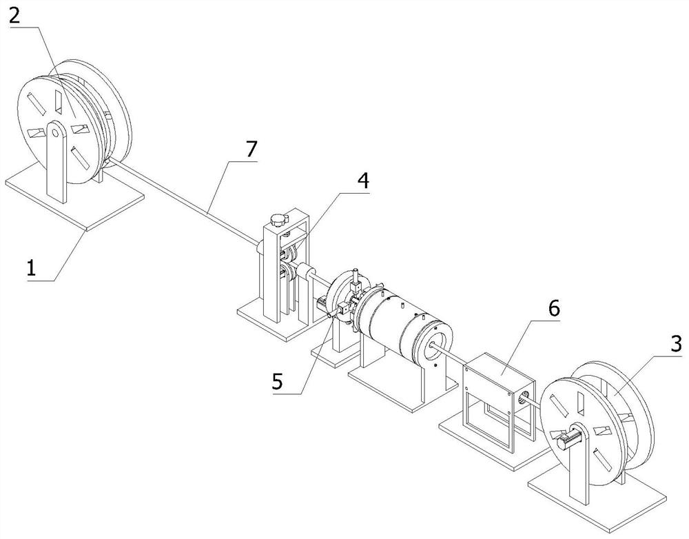 A cable intelligent spraying production line