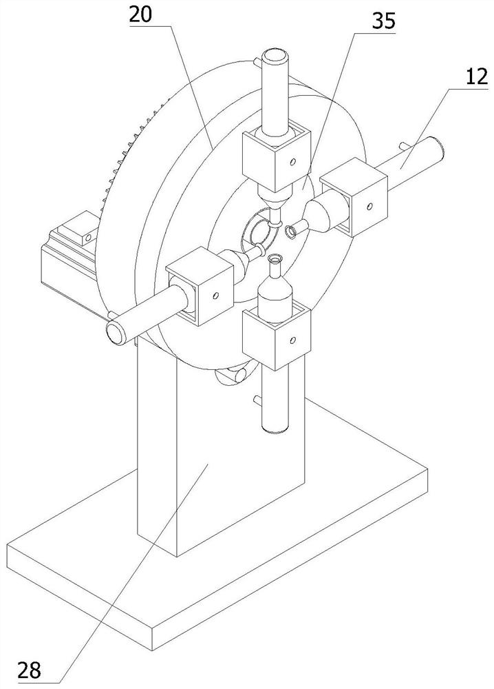 A cable intelligent spraying production line