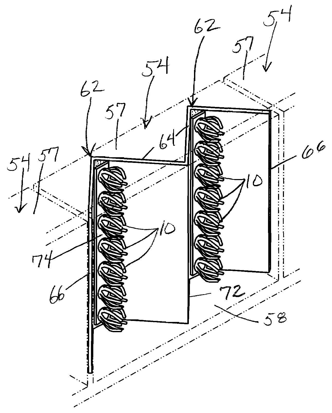 Post pressurizing material treatment for bodies moving through fluid