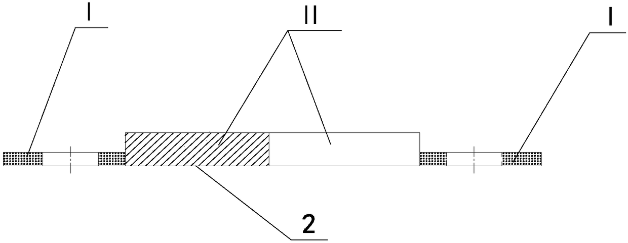 Manufacturing method of track iron backing plate structure in rail transit engineering