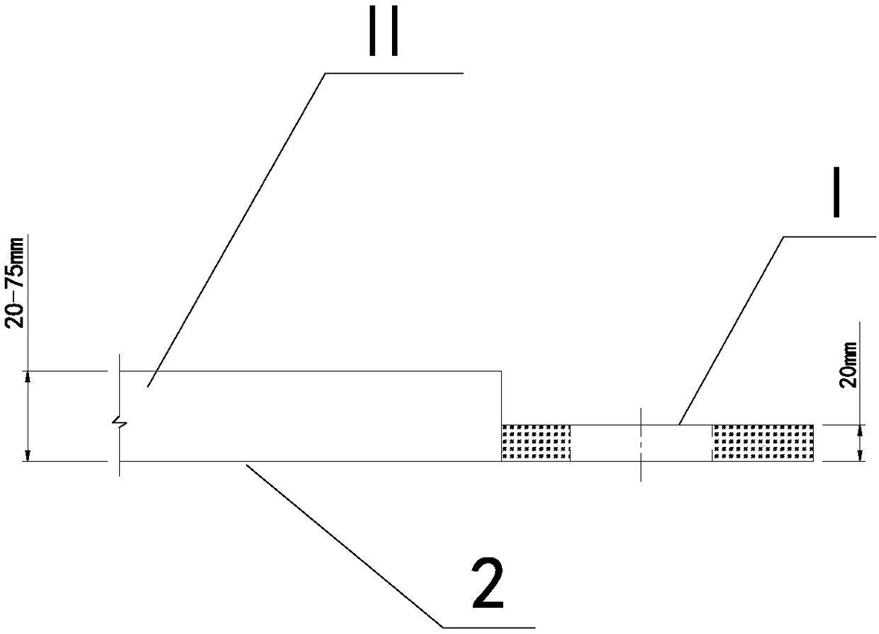 Manufacturing method of track iron backing plate structure in rail transit engineering