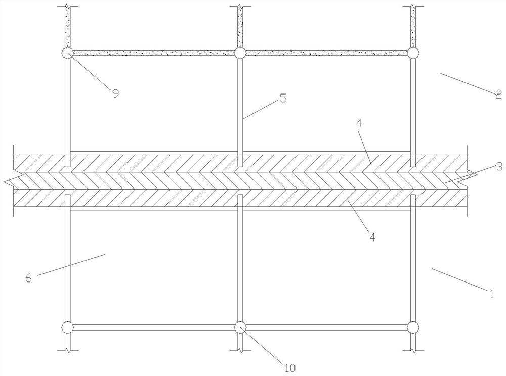 A staged reverse construction method for basement