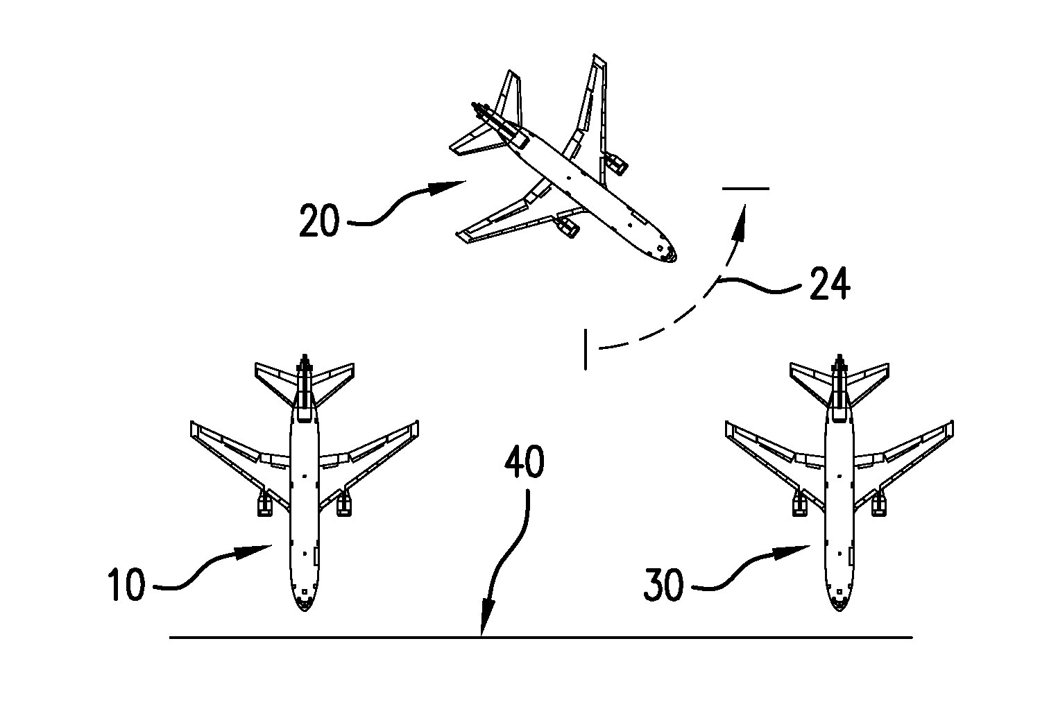 Method for accelerated powered self push back of an aircraft