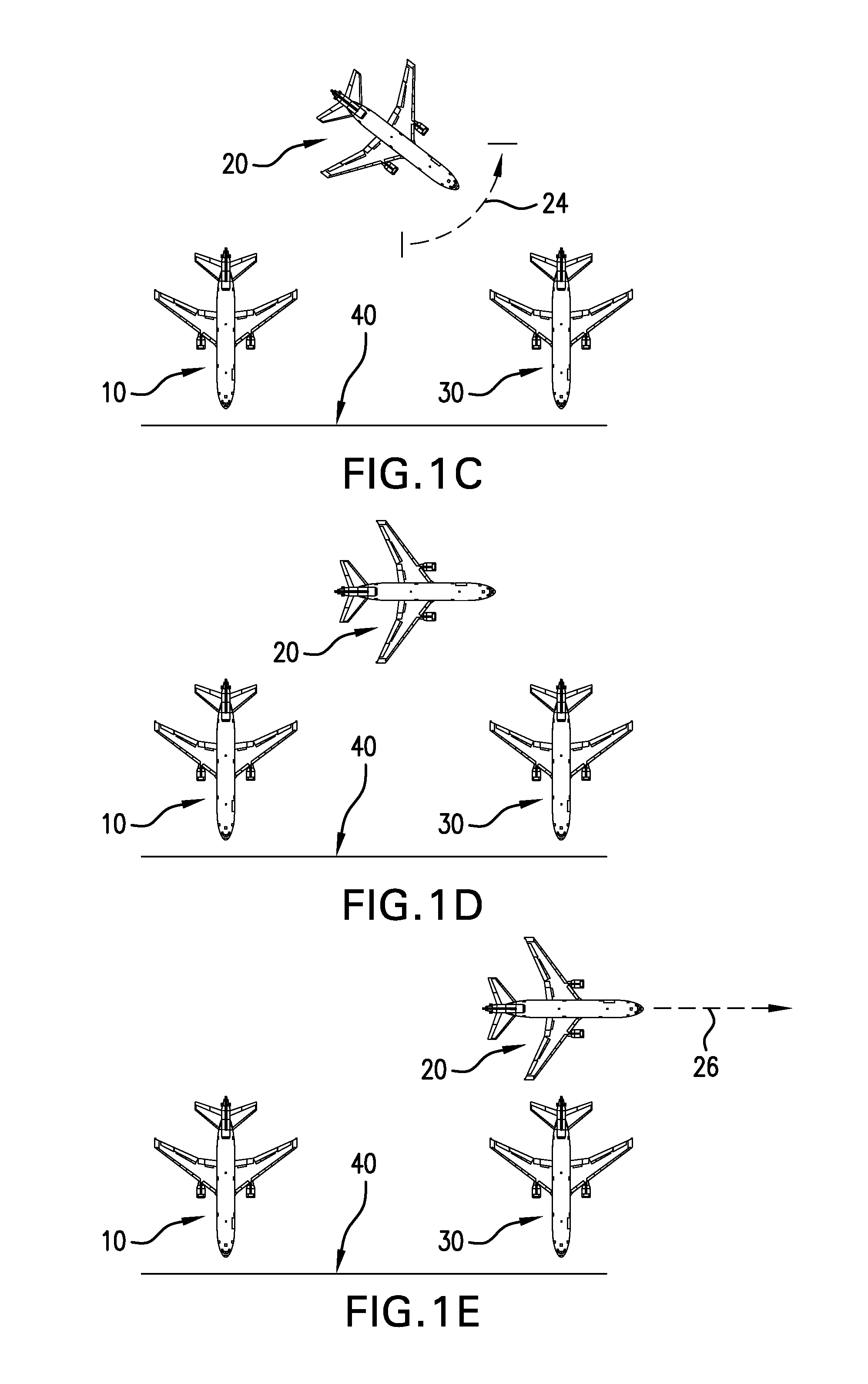 Method for accelerated powered self push back of an aircraft