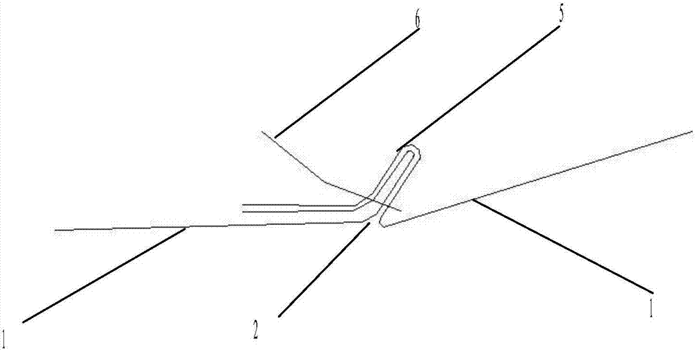 Manufacturing method for rain-tight seam structure of umbrella