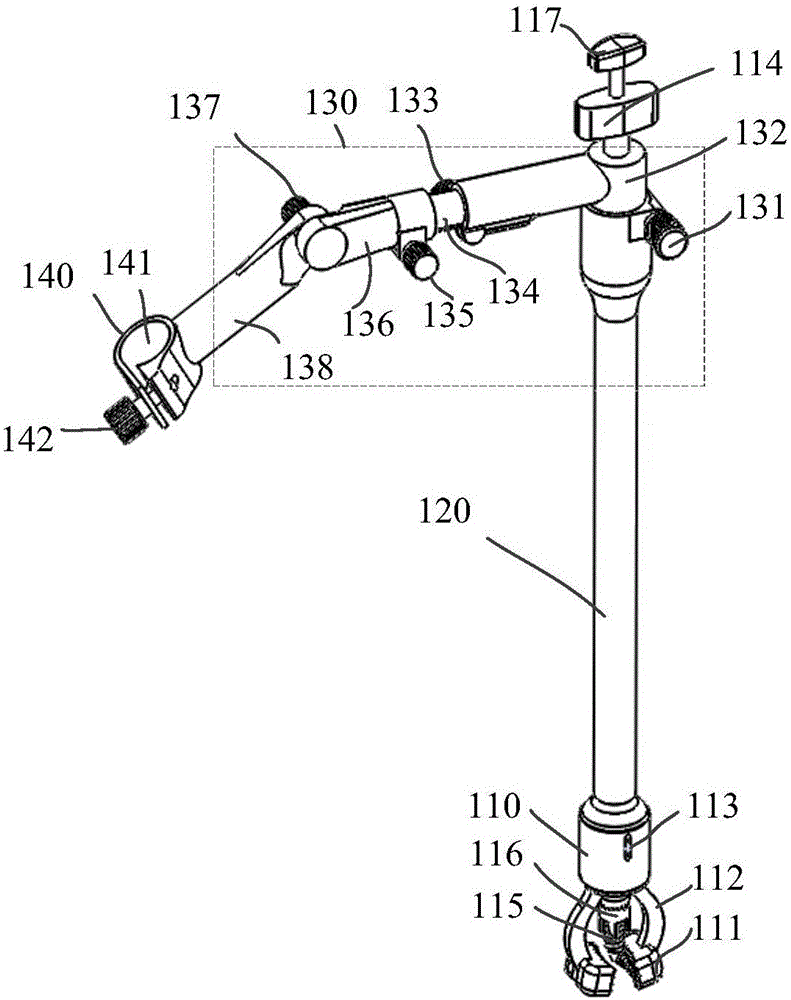 Hand-operated minimally invasive spinal column operation guiding device
