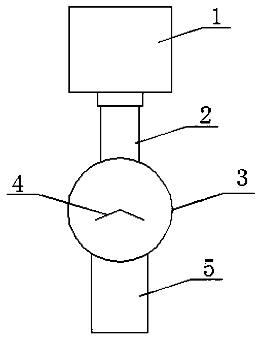 Anti-oil-spraying ventilating device