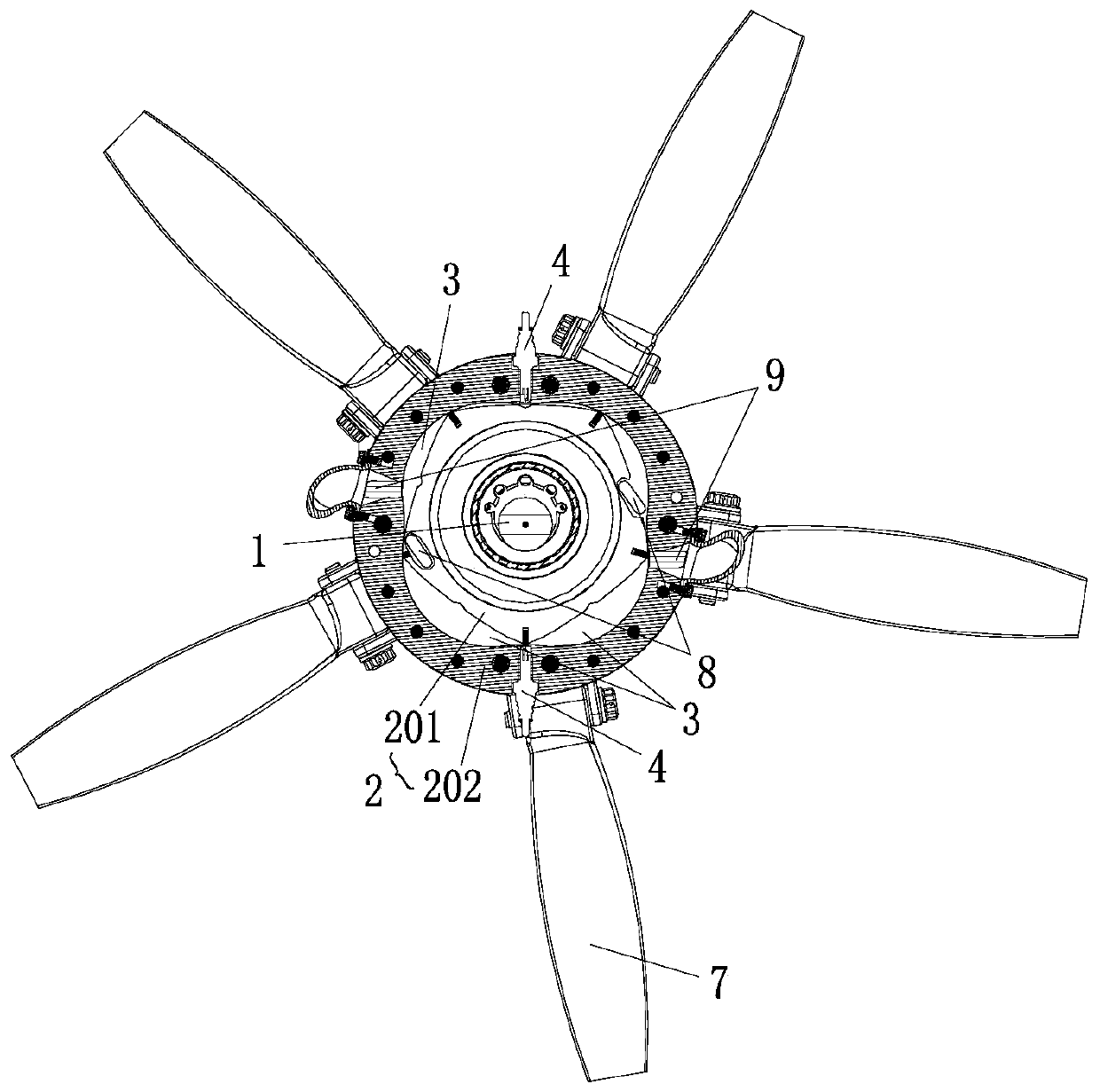 External rotor engine and UAV
