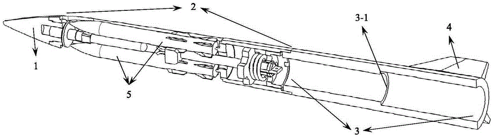 Full free-flying wind tunnel test mechanism for sub-cluster separation