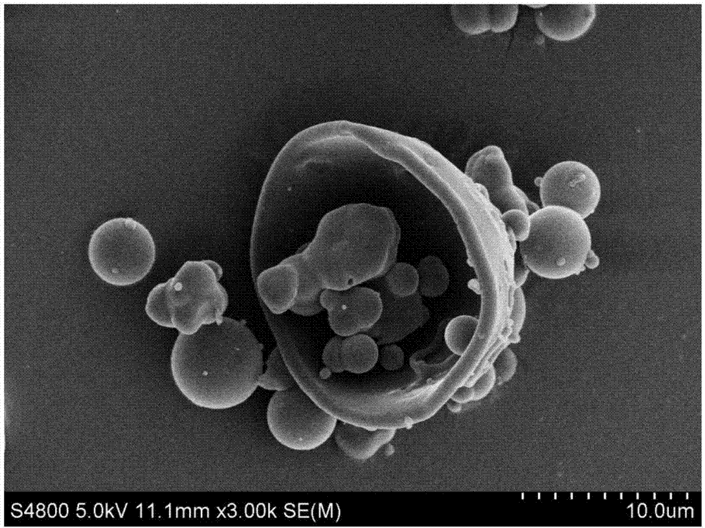 Gelatin chitosan-nano-silicon dioxide multi-core phase-change energy-storage microcapsule preparation method