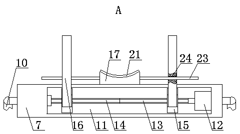 CT machine scanning bed device