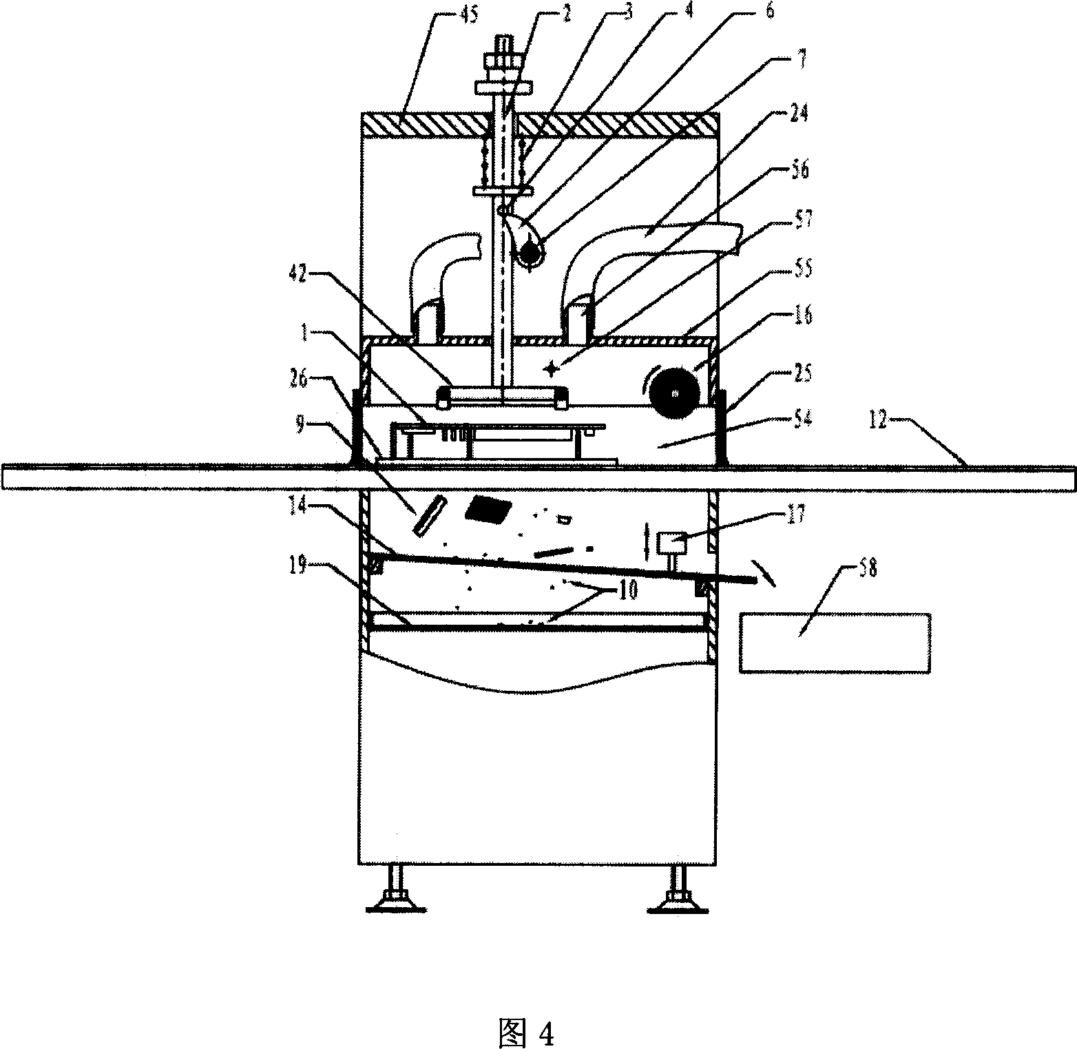 Method and equipment for disassembling circuit board using contacted impact